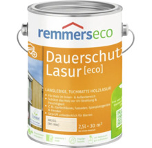 Dose Remmers Eco Dauerschutzlasur weiß 2,5 Liter für Holz im Innen und Außenbereich
