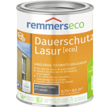 Dose Remmers Eco Dauerschutzlasur Anthrazitgrau 0,75 Liter für Holz im Innen und Außenbereich.