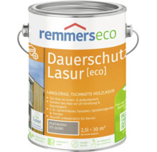 Remmers Eco Dauerschutzlasur Platingrau 2,5 Liter für Holz im Innen und Außenbereich