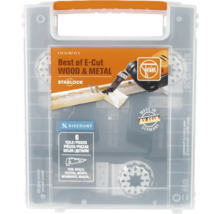 Fein Best of E Cut Wood and Metal Starlock Saegeblatt Set mit 6 Teilen in Kunststoffkoffer