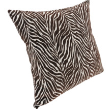 Quadratisches Dekokissen mit Zebrastreifenmuster