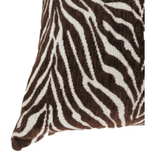 Zierkissenbezug mit Zebrastreifenmuster