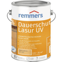 Dauerschutz Lasur UV von Remmers in Pinie Laerche, 2,5 Liter Gebinde fuer Holzschutz im Aussenbereich.