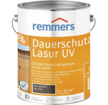 Remmers Dauerschutz Lasur UV Palisander RC-720 5 Liter Holzlasur für Außenbereiche wie Fassaden Fenster und Türen