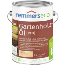 Dose Remmers eco Gartenholz Oel farblos 2,5 Liter fuer Gartenmoebel und Terrassen mit EU Ecolabel Zertifizierung.