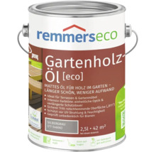 Remmers eco Gartenholzöl Silbergrau 2,5 Liter für Terrassen und Gartenmöbel zum Schutz vor Witterung und UV Strahlung