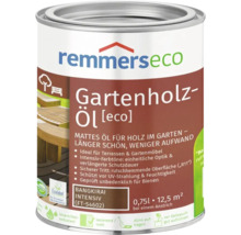 Remmers eco Gartenholz Öl für Holz im Außenbereich, Bangkirai intensiv, 0,75 Liter Dose zum Schutz von Terrassen und Gartenmöbeln.