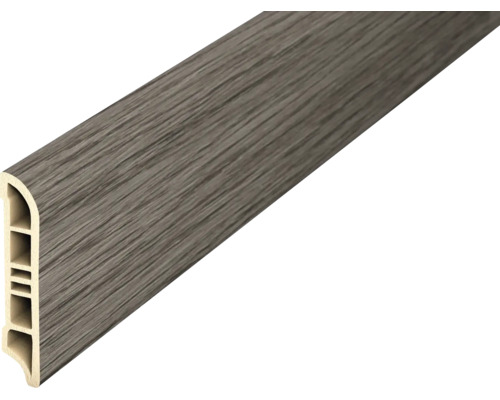 Kunststoff Sockelleiste mit Holzoptik Oberfläche für Bodenbeläge
