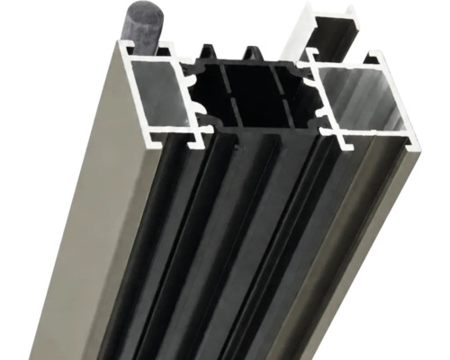 Aluminiumprofil für Terrassenüberdachung mit Dichtung und Hohlkammern