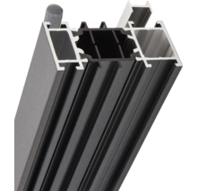 Stabiles Aluminiumprofil mit Hohlkammern und Dichtungsprofil für den Fensterbau oder Konstruktionen
