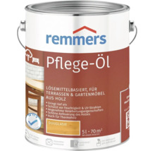 Remmers Pflege-Öl für Holz, Douglasie, 5 Liter, lösemittelbasiert, für Terrassen und Gartenmöbel im Innen- und Außenbereich.