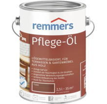Remmers Pflegeöl in der Farbe Teak für Holzterrassen und Gartenmöbel 2,5 Liter Gebinde.