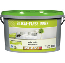 HORNBACH Silikat-Farbe Innen, mineralische Wandfarbe in 10 Liter Eimer, für mineralische Untergründe geeignet.