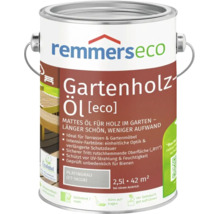 remmers eco Gartenholz Öl in Platingrau für Terrassen und Gartenmöbel 2,5 Liter Gebinde für 42 Quadratmeter Reichweite