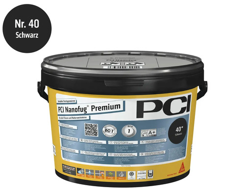 Eimer PCI Nanofug Premium Flexfugenmörtel Nummer 40 Schwarz für Fliesen und Naturstein