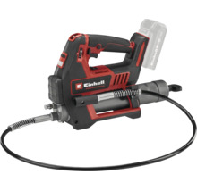 Einhell Akku Fettpresse mit Schlauch und Einhell Logo