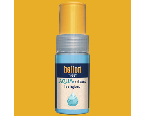Belton free AQUA colours Sprühlack hochglanz in einer kleinen Sprühdose für Lackierarbeiten