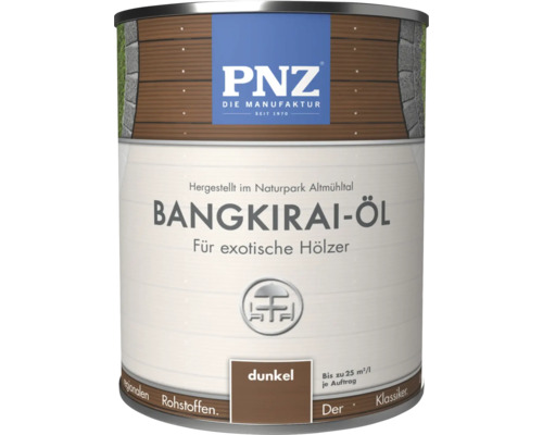 PNZ Bangkirai Öl dunkel für exotische Hölzer in der Dose