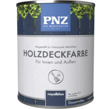 Dose PNZ Holzdeckfarbe für Innen und Außen in Royalblau