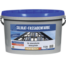 HORNBACH Silikat Fassadenfarbe für mineralische Untergründe, 5 Liter Eimer