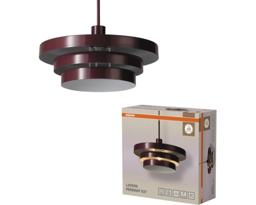 Osram Layers Pendelleuchte mit E27 Fassung und dreistufigem Design inklusive Verpackung