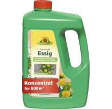 Neudorff Grundstoff Essig Unkrautvernichter Konzentrat in einer Kunststoffflasche für bis zu 500 Quadratmeter zur Unkrautbekämpfung