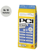 PCI Nanofug Flexfugenmörtel Farbe Nummer 18 Manhattan für alle Fugenbreiten und keramische Beläge 4 Kilogramm
