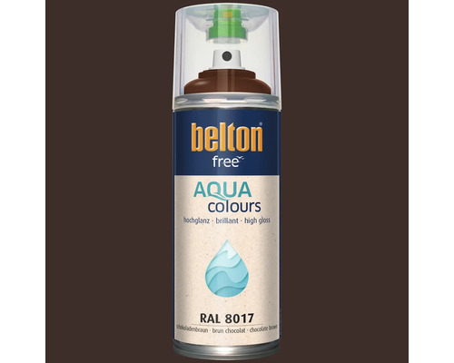 Belton Free Aqua Colours Sprühlack Schokoladenbraun RAL 8017 hochglänzend