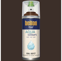 Belton Free Aqua Colours Sprühlack in Schokoladenbraun RAL 8017 matt zur Lackierung verschiedener Oberflächen.