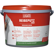 Lugato Reibeputz Innen in einem Eimer aus 50 Prozent recyceltem Kunststoff.