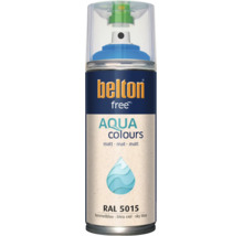 Belton free Aqua colours Sprühlack matt in Himmelblau RAL 5015