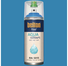 belton free Aqua Colours Sprühdose matt RAL 5015 himmelblau