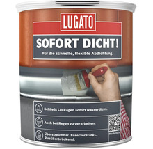 Lugato Sofort Dicht Dichtungsmittel Dose zur Abdichtung von Leckagen und Rissen mit Pinselauftrag.