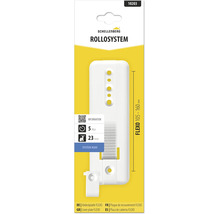 Schellenberg Rollosystem Abdeckplatte Flexo für Maxi Rolladensysteme mit Lochabstand 105 bis 160 Millimeter