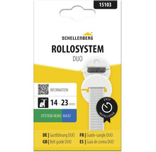 Schellenberg Rollosystem Duo Gurtführung für Rollladengurte von 14 bis 23 Millimeter in der Verpackung