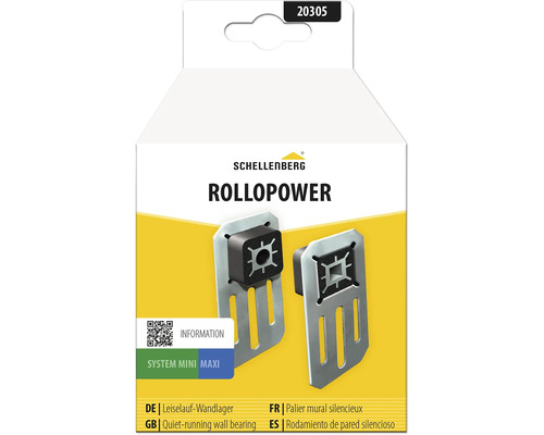 Schellenberg Rollopower Leiselauf Wandlager für Rollladen in Verpackung