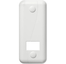 Abdeckplatte fuer Thermostat mit Aussparung fuer Display und zwei Bedienknoepfen