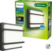 Philips Petronia LED Außenwandleuchte 4,3 Watt 800 Lumen in der Verpackung (Image AI modified or generated)