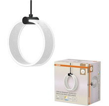 Osram LED Pendelleuchte Circle Pendant mit verstellbarer Lichtfarbe und Textilkabel sowie Verpackung