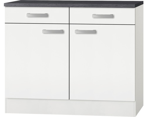 Optifit Unterschrank mit Schublade und Drehtür Oslo214 BxTxH 100x60x84,8 cm weiß matt zerlegt