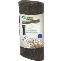 Windhager Schafwoll Filzmatte Medium 30 mal 120 Zentimeter als Winterschutz für Pflanzen aus natürlicher Schafwolle