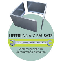 Metallbausatz für Beetumrandung, zur Selbstmontage, Werkzeug nicht enthalten