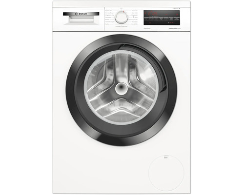 Bosch Serie 6 Waschmaschine mit Frontlader und digitalem Display sowie Programmwahlschalter