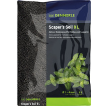 Dennerle Scaper Soil aktiver Bodengrund für Süßwasser Aquarien 8 Liter Packung mit 1 bis 4 Millimeter Körnung