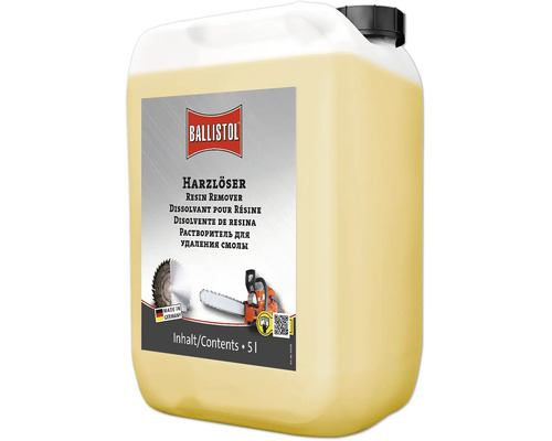 Ballistol Harzlöser 5 Liter Kanister zur Reinigung von Sägeblättern und Kettensägen.