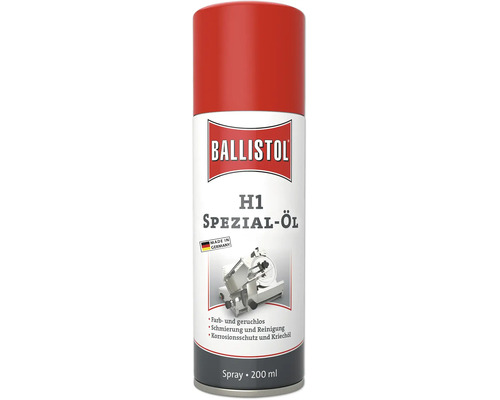 Ballistol H1 Spezialoel Spray zur Schmierung und Reinigung von Maschinen im Lebensmittelbereich, Inhalt 200 Milliliter