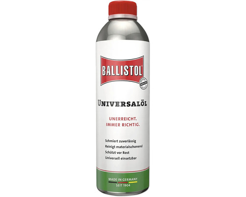 Ballistol Universalöl in einer Flasche zur Schmierung Pflege Reinigung und zum Schutz vor Rost