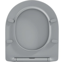 Ein einzelner WC Sitz mit Deckel in runder Form für ein Standard Wand WC.