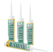 Vier Kartuschen PCI Silcoferm S Silikon Dichtstoff fuer Innen und Aussen 310 Milliliter.