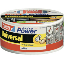 Tesa Extra Power Universal Gewebeband, 10 Meter mal 50 Millimeter, fuer Reparaturen und Befestigungen
